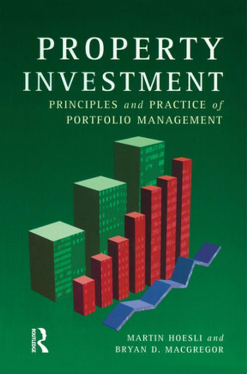 Cover of the book Property Investment by Martin Hoesli, Bryan D. Macgregor, CRC Press
