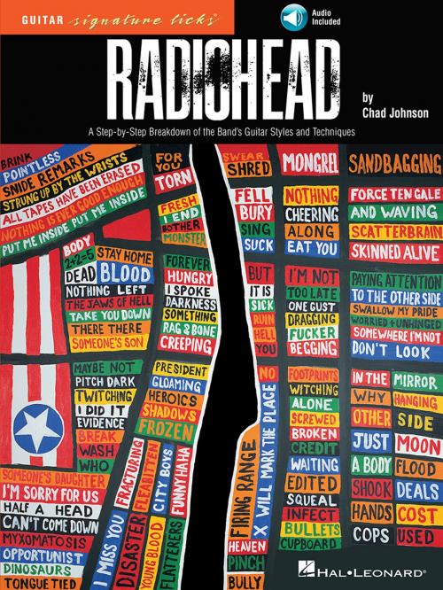 Cover of the book Radiohead - Guitar Signature Licks by Chad Johnson, Radiohead, Hal Leonard