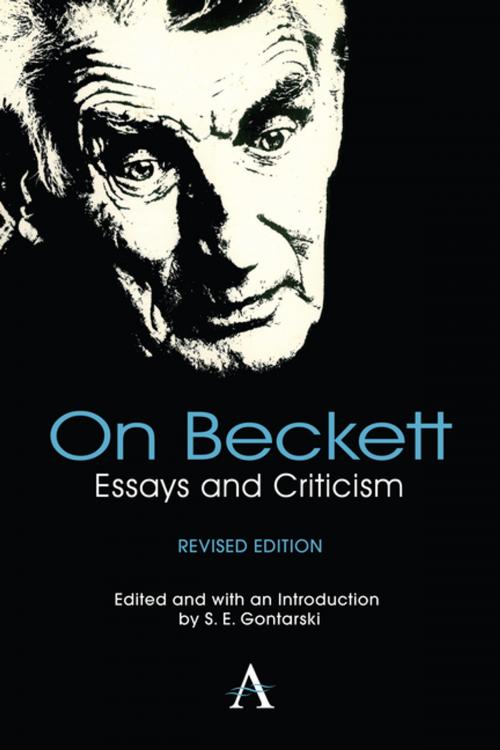 Cover of the book On Beckett by , Anthem Press