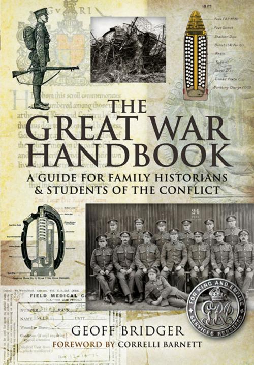 Cover of the book The Great War Handbook by Geoff Bridger, Pen and Sword