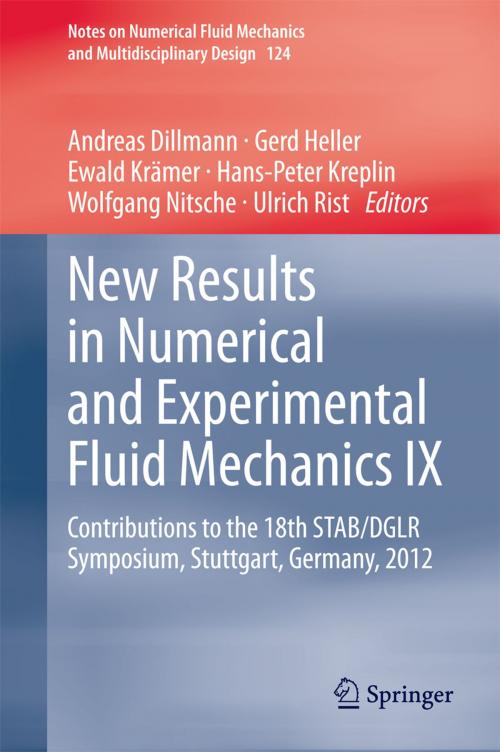 Cover of the book New Results in Numerical and Experimental Fluid Mechanics IX by , Springer International Publishing