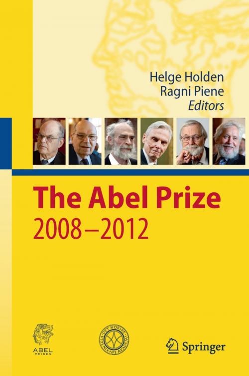 Cover of the book The Abel Prize 2008-2012 by , Springer Berlin Heidelberg