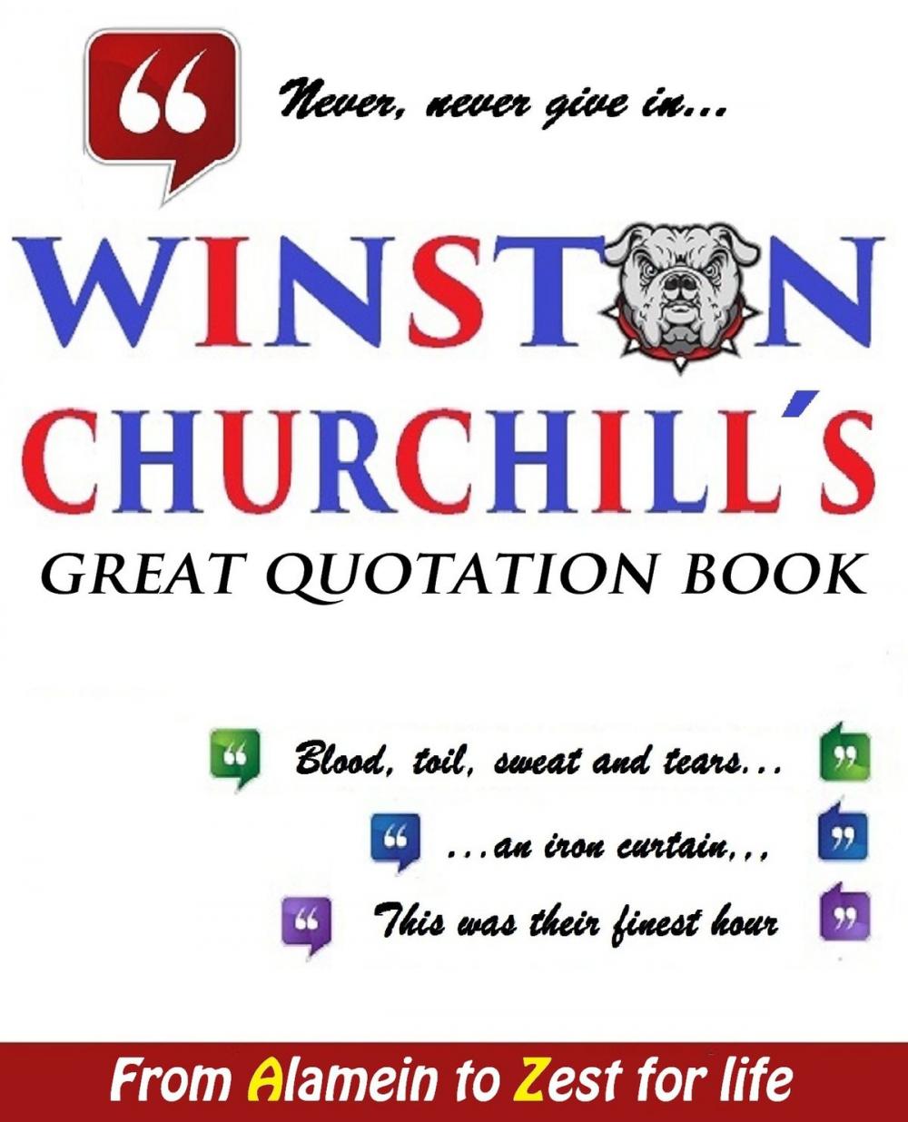 Big bigCover of Winston Churchill´s Great Quotation Book