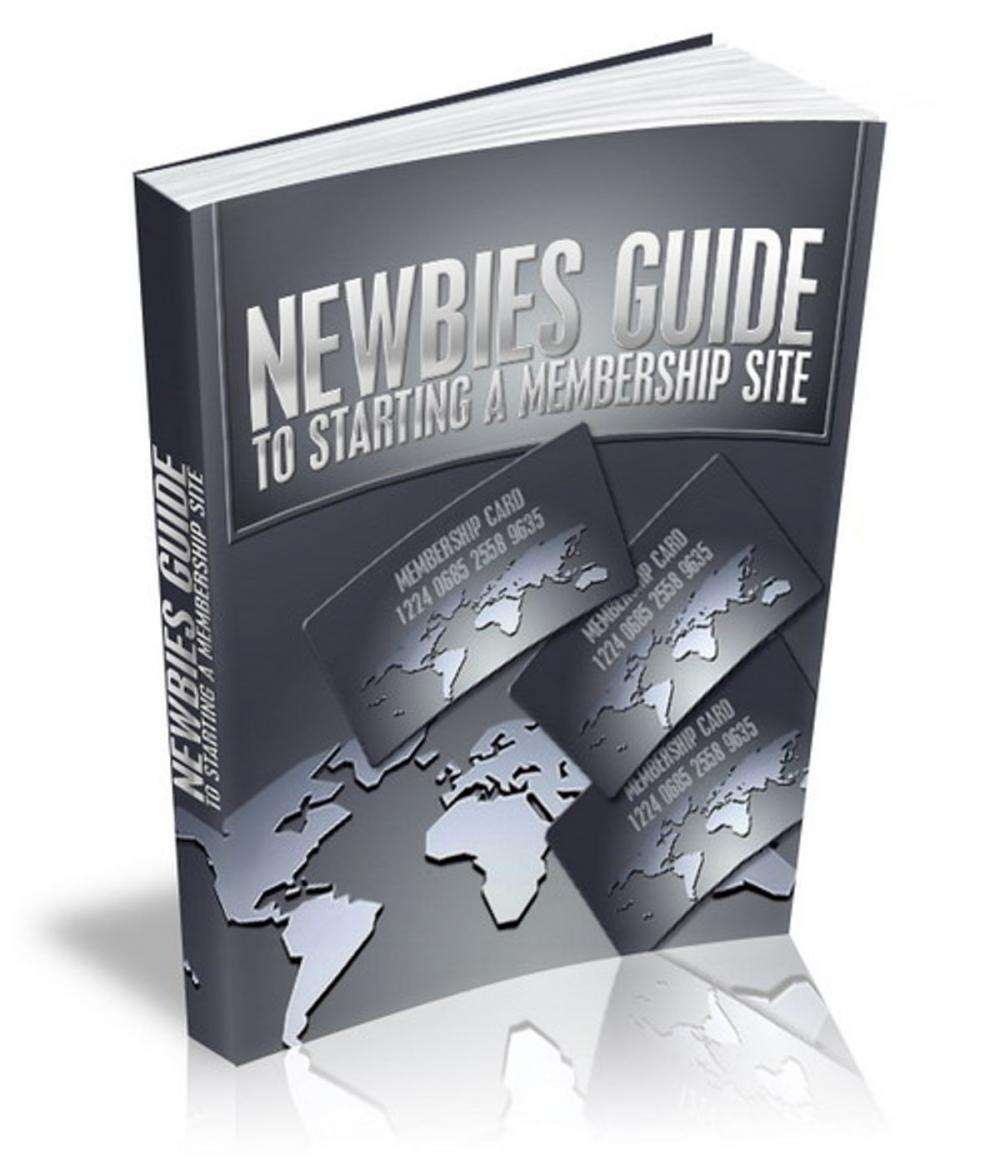 Big bigCover of Newbies Guide To Starting A Membership Site