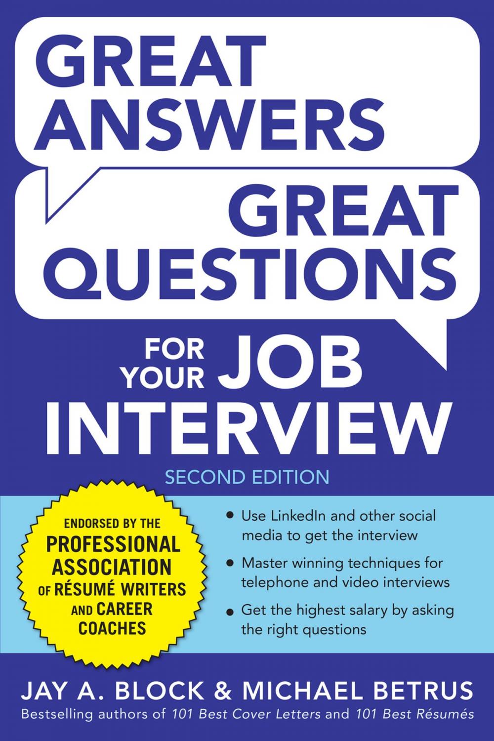 Big bigCover of Great Answers, Great Questions For Your Job Interview, 2nd Edition