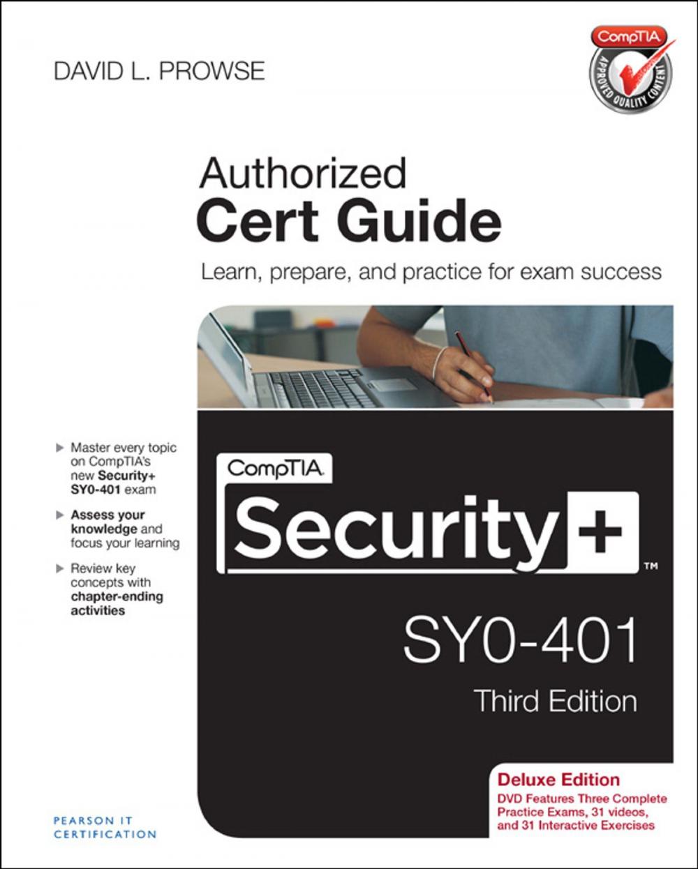 Big bigCover of CompTIA Security+ SY0-401 Cert Guide, Deluxe Edition