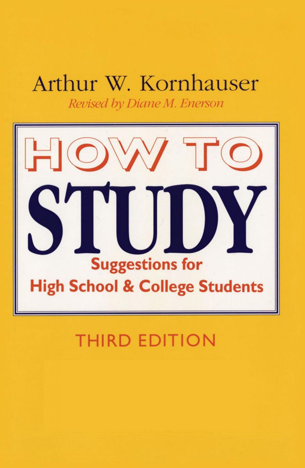 Big bigCover of How to Study