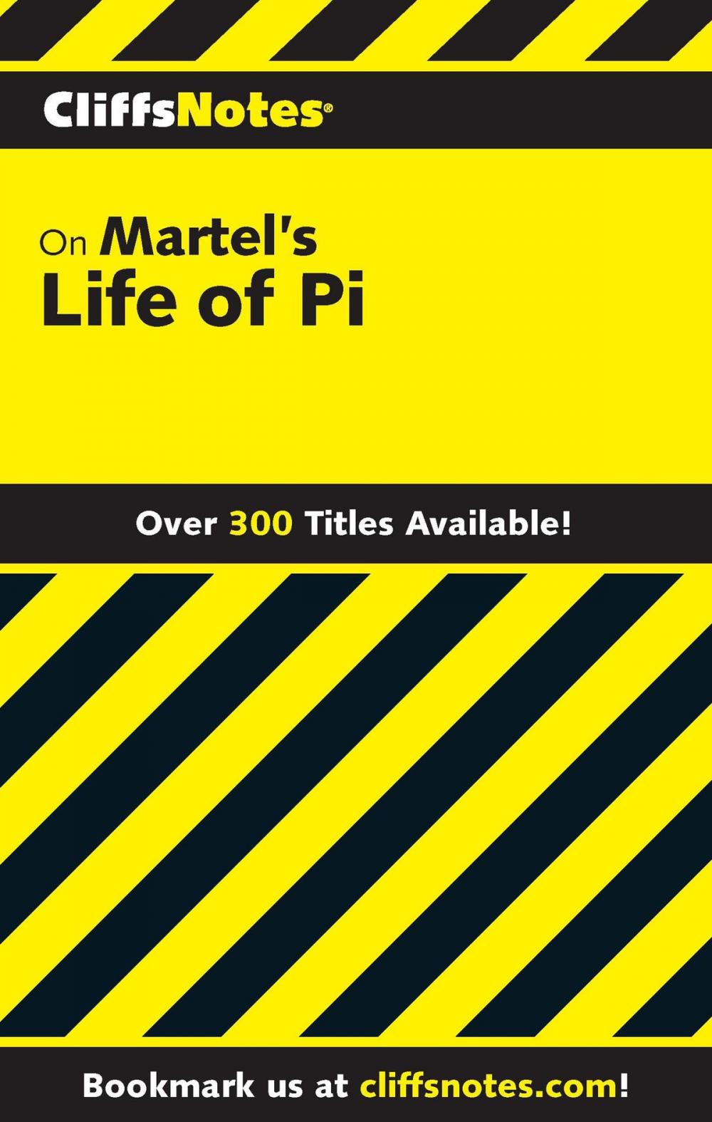 Big bigCover of CliffsNotes on Martel’s Life of Pi