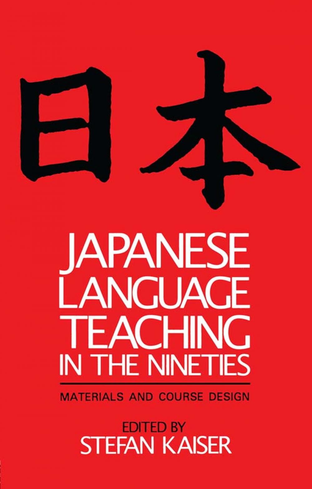 Big bigCover of Japanese Language Teaching in the Nineties