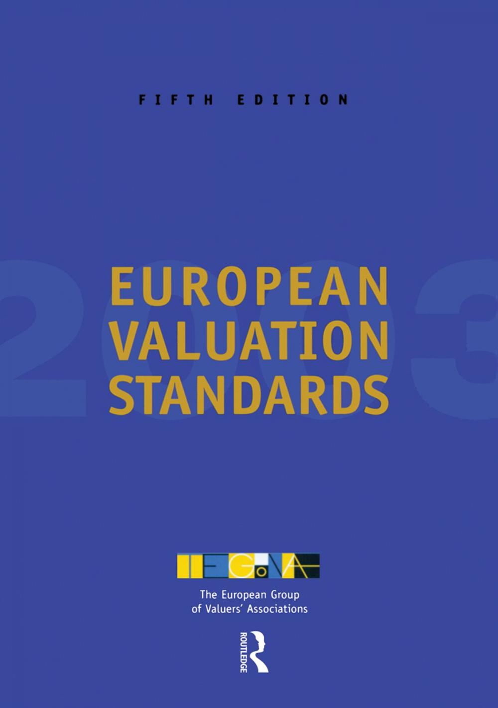 Big bigCover of European Valuation Standards 2003