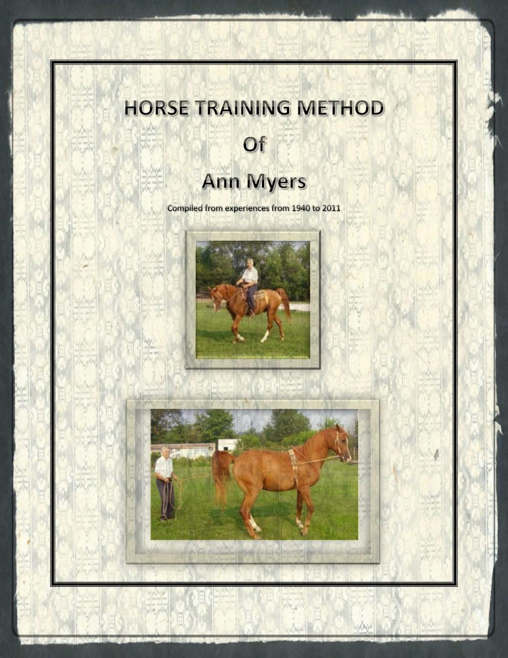 Big bigCover of Horse Training Method of Ann Myers