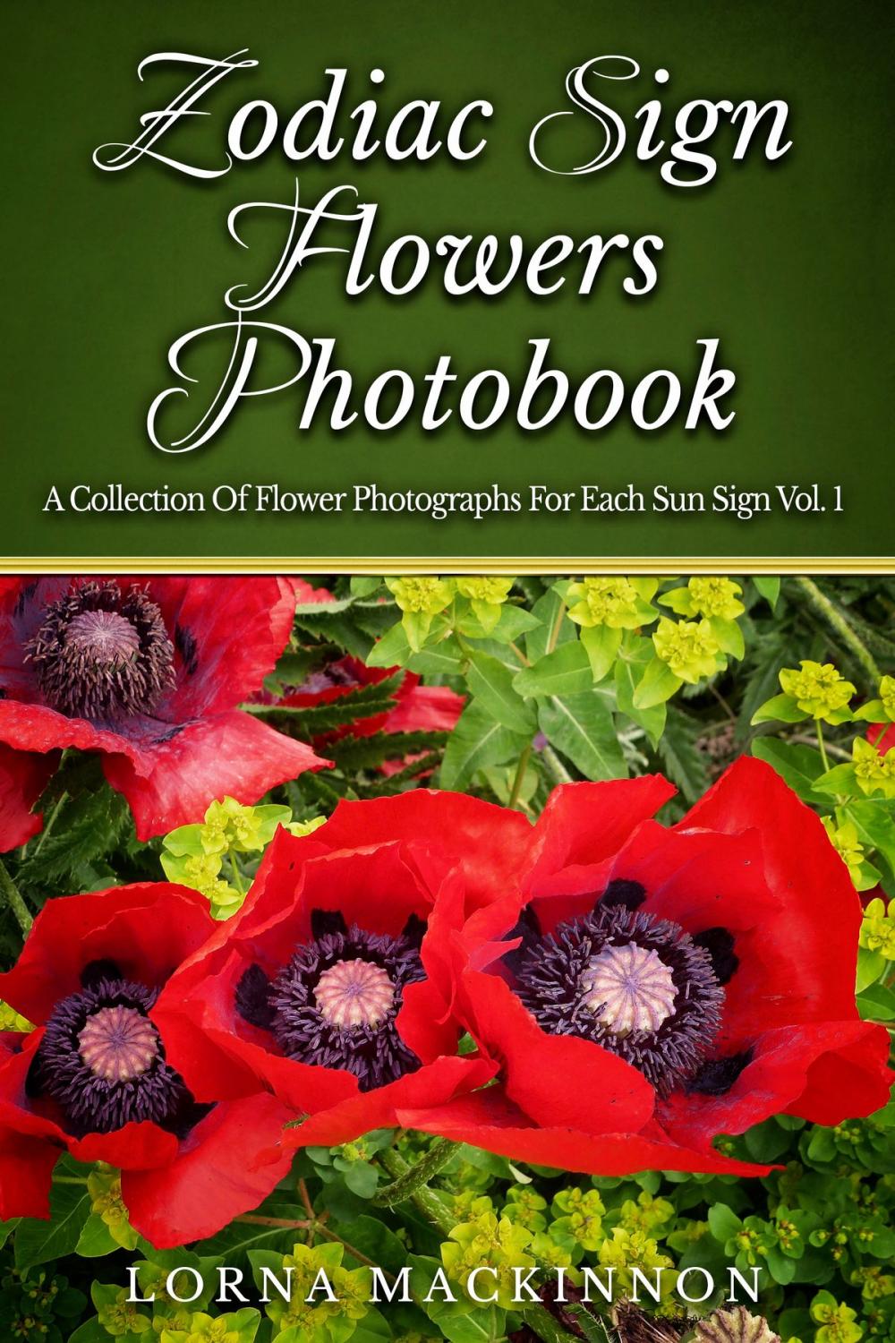 Big bigCover of Zodiac Sign Flowers Photobook: A Collection Of Flower Photographs For Each Sun Sign Vol. 1