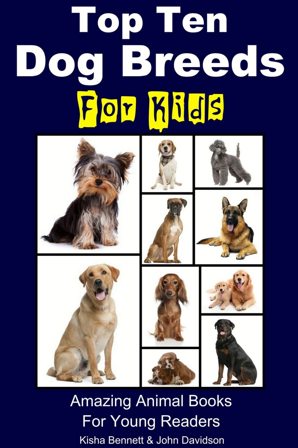 Big bigCover of Top Ten Dog Breeds for Kids: Amazing Animal Books for Young Readers