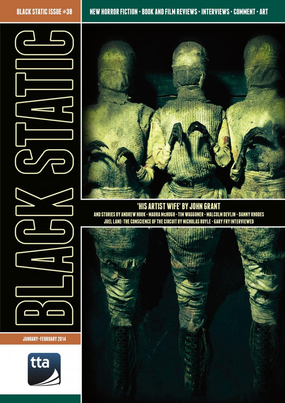 Big bigCover of Black Static #38 Horror Magazine