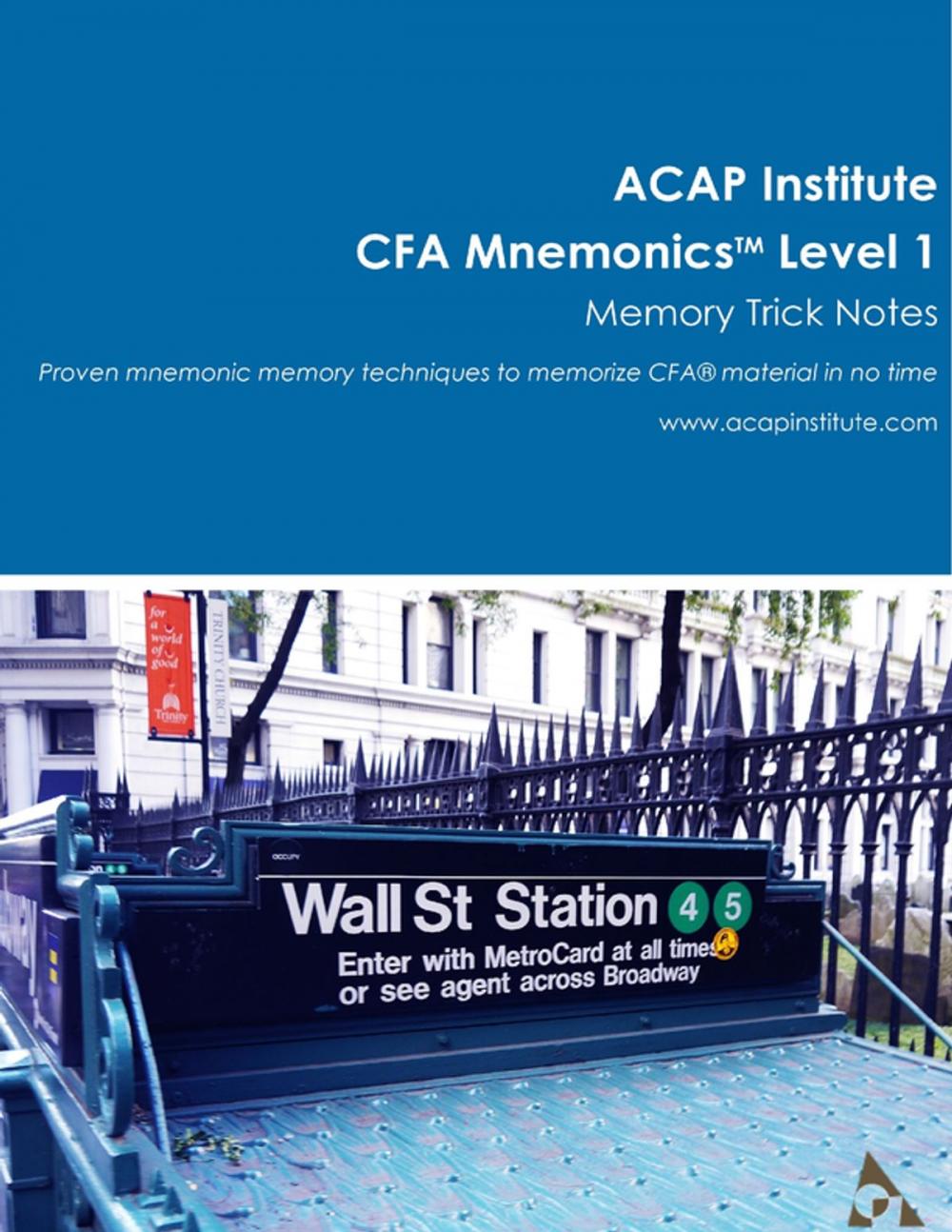 Big bigCover of Cfa Mnemonics Memory Trick Notes - Level 1