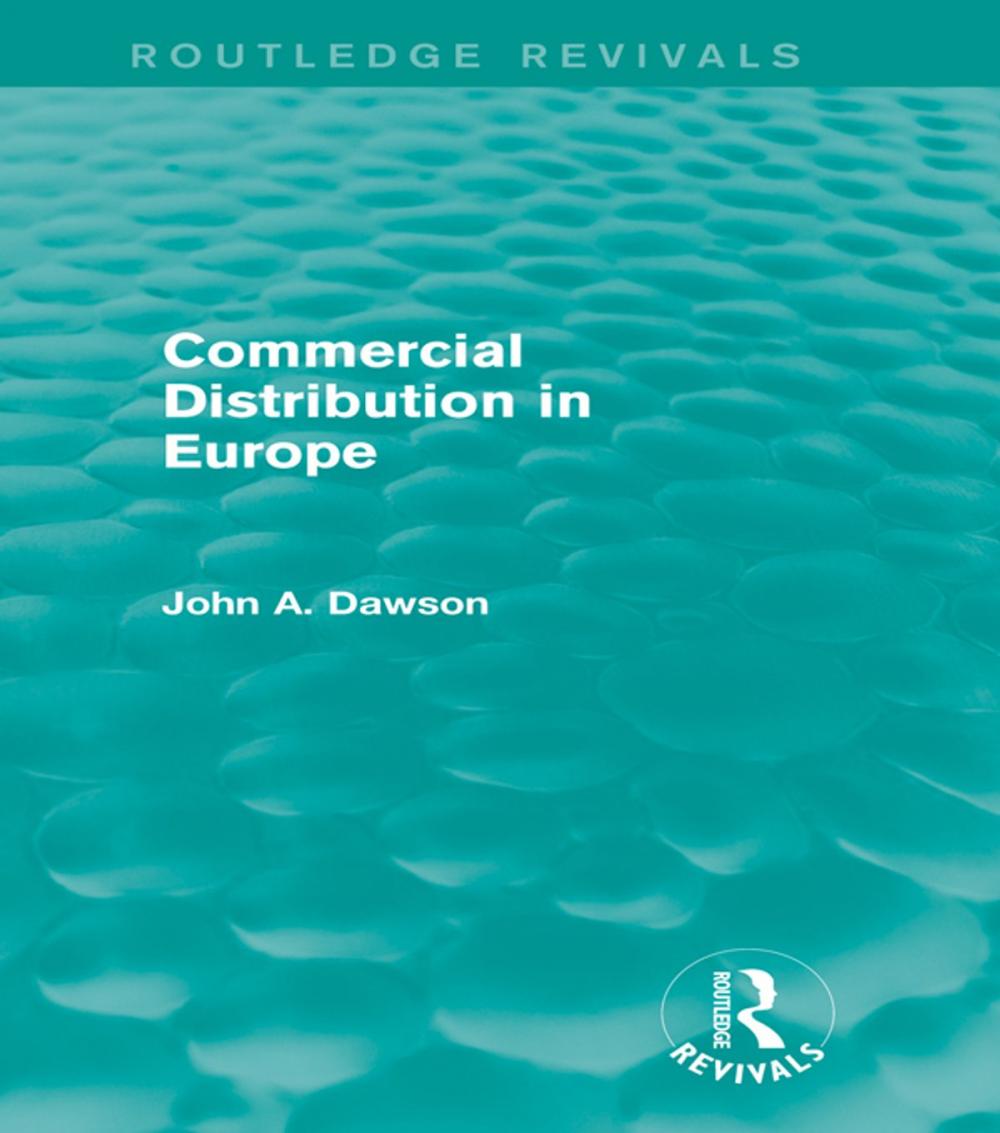 Big bigCover of Commercial Distribution in Europe (Routledge Revivals)