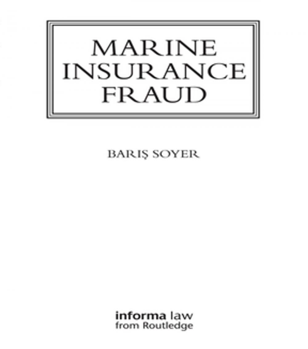 Big bigCover of Marine Insurance Fraud