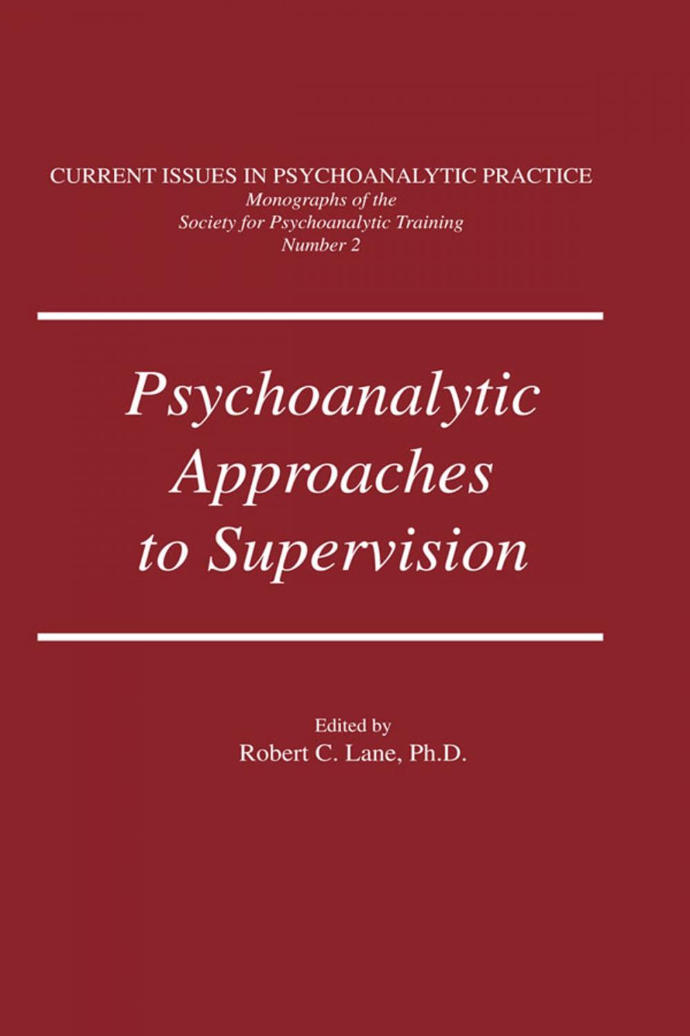 Big bigCover of Psychoanalytic Approaches To Supervision