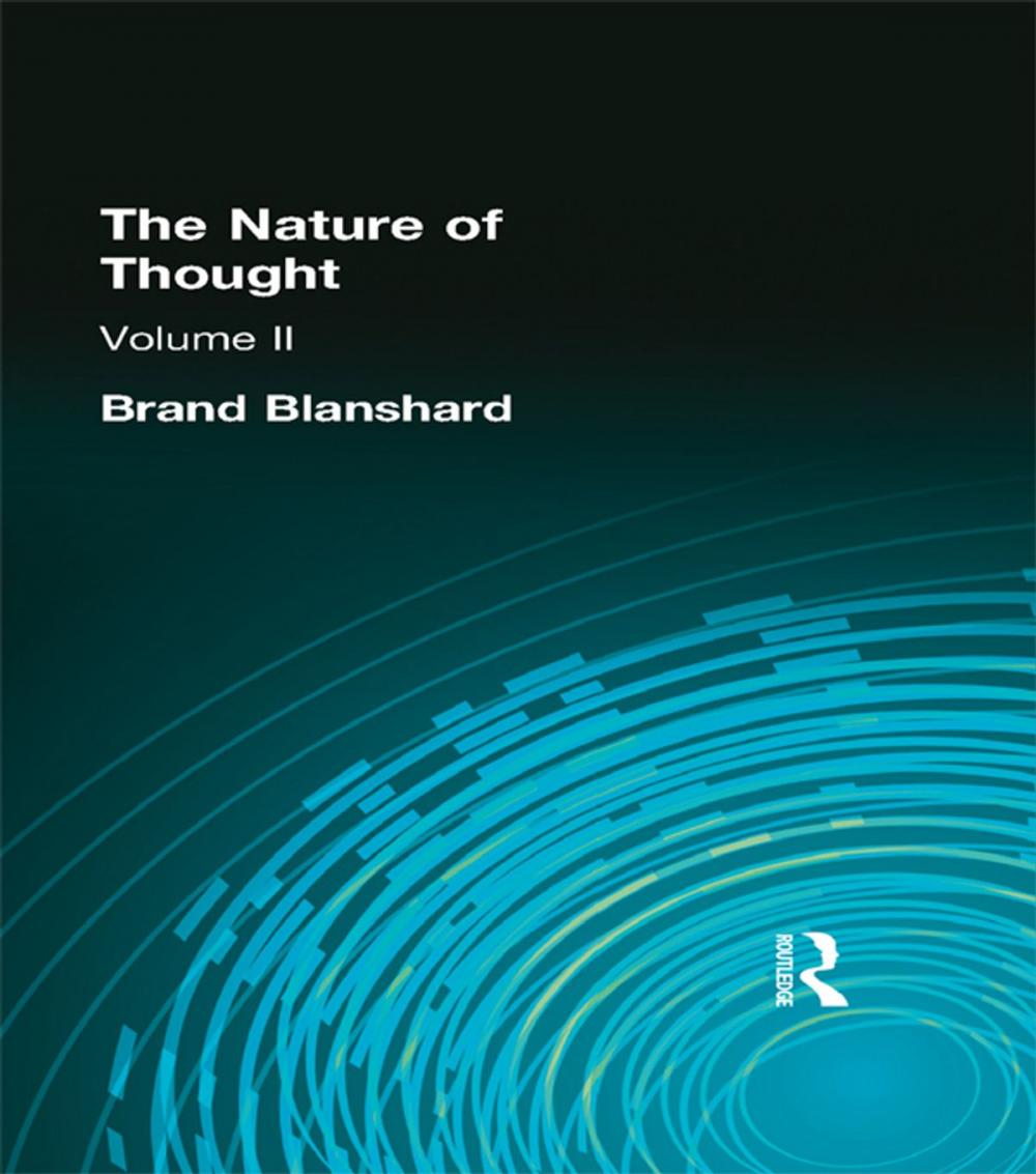 Big bigCover of The Nature of Thought