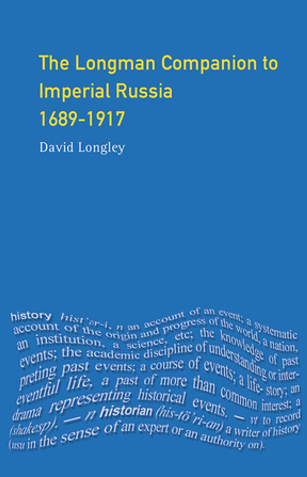 Big bigCover of Longman Companion to Imperial Russia, 1689-1917