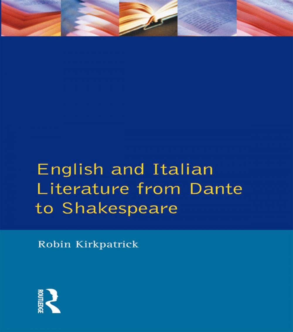 Big bigCover of English and Italian Literature From Dante to Shakespeare