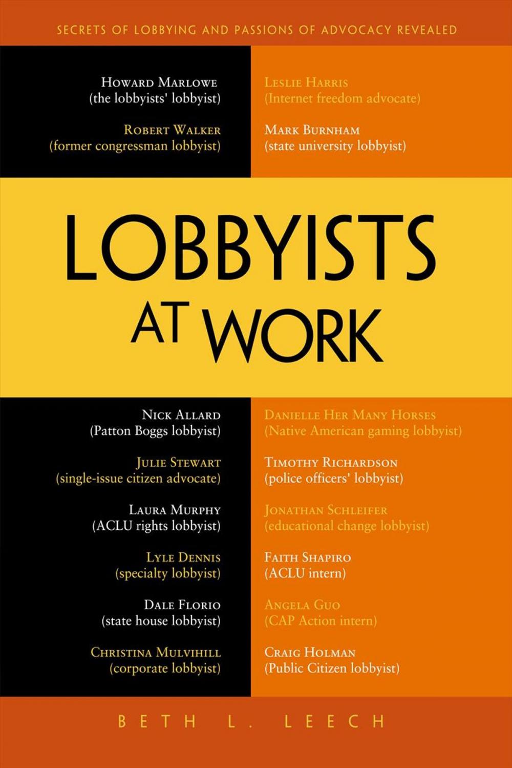 Big bigCover of Lobbyists at Work