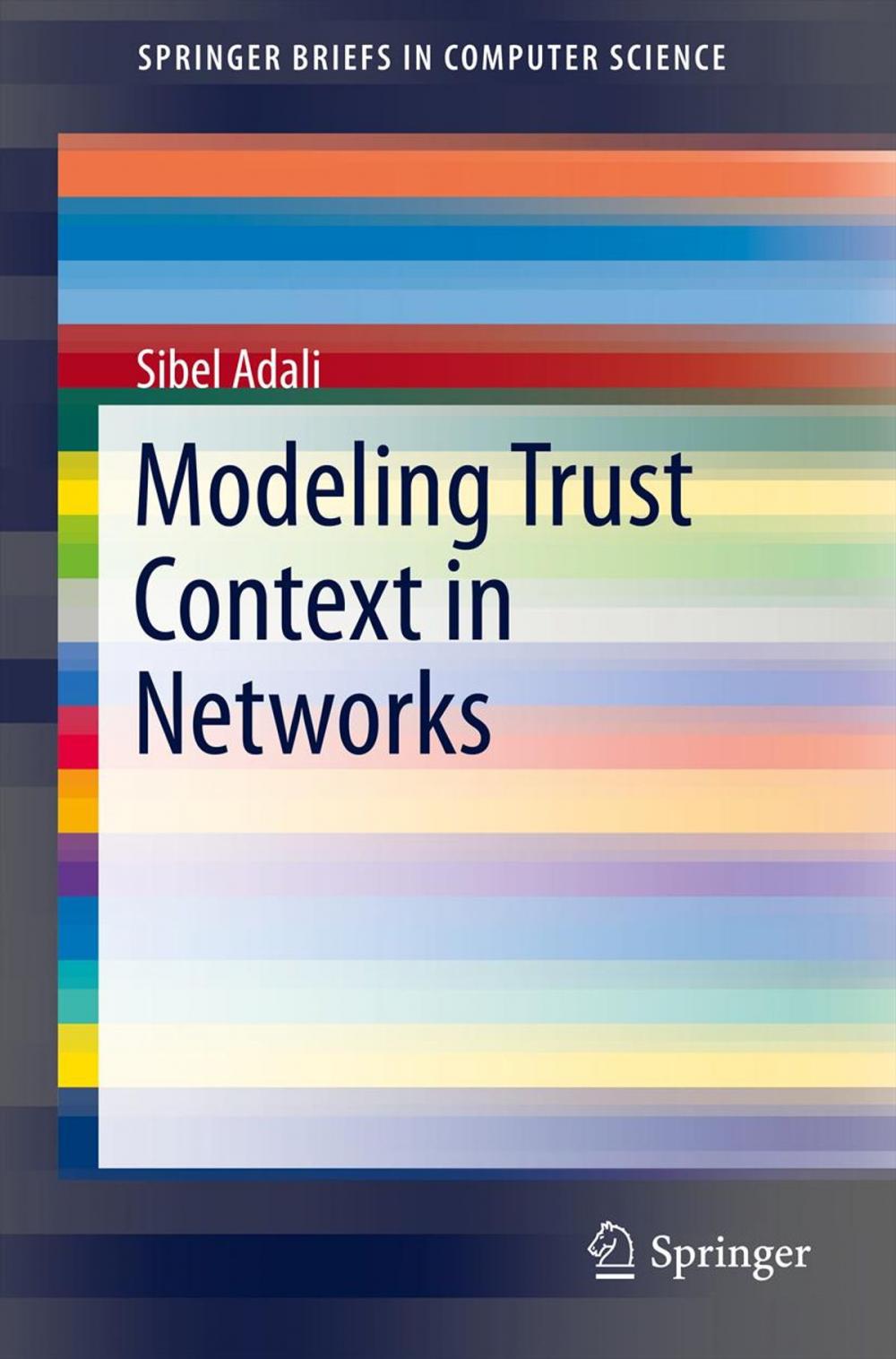 Big bigCover of Modeling Trust Context in Networks