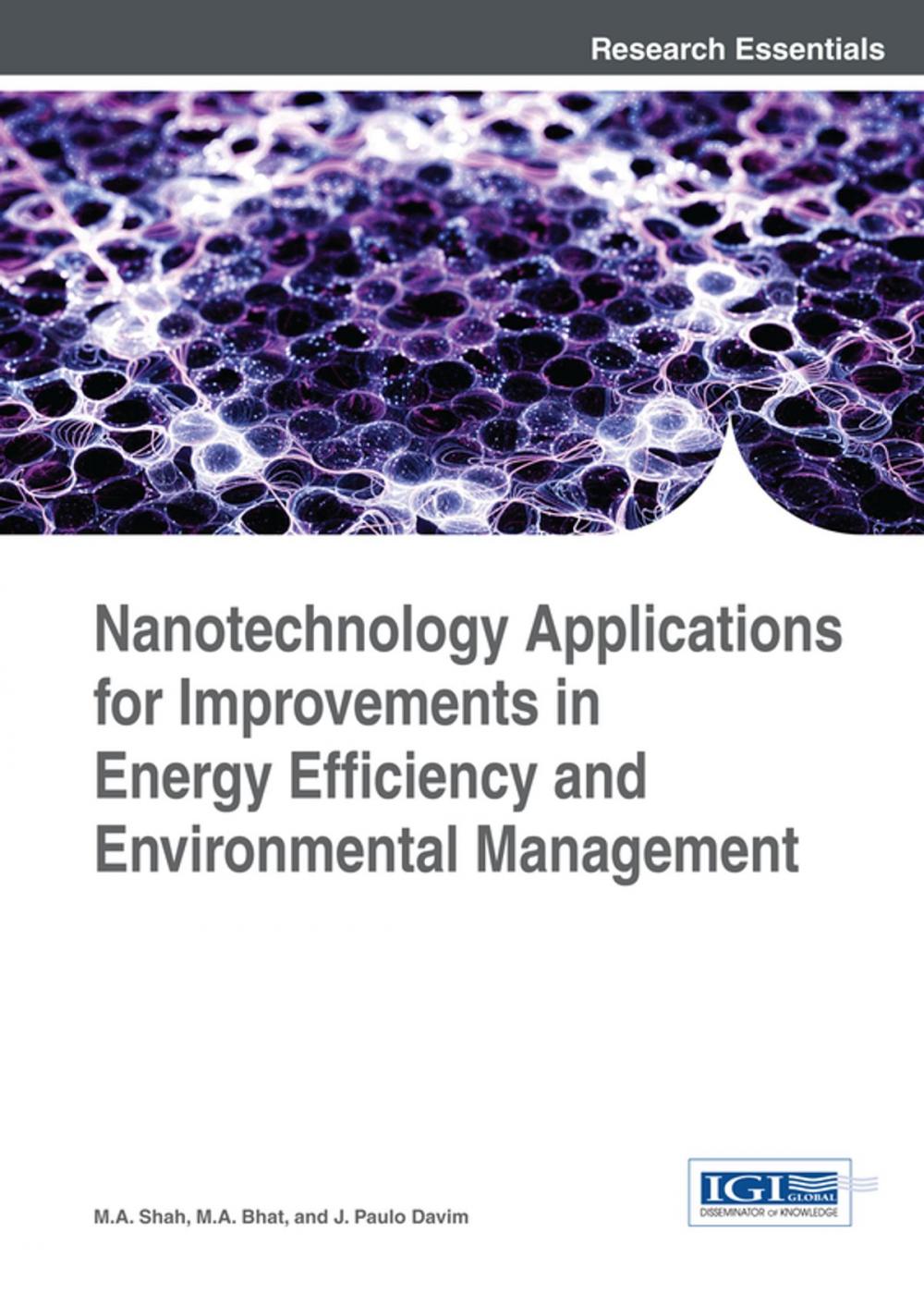 Big bigCover of Nanotechnology Applications for Improvements in Energy Efficiency and Environmental Management