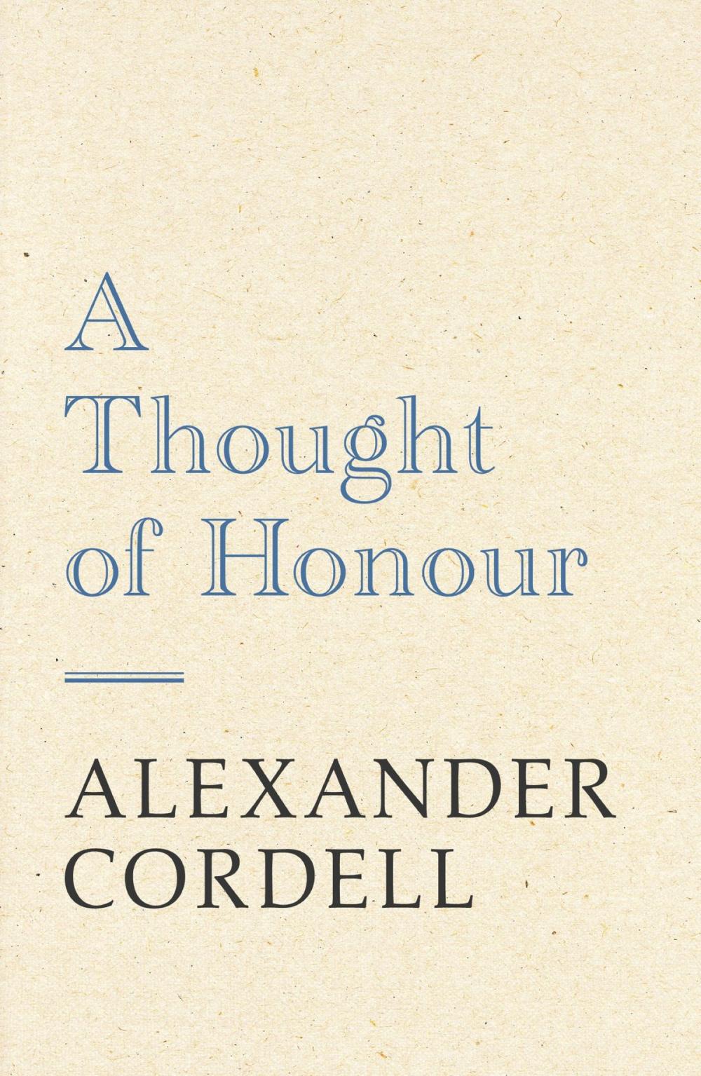 Big bigCover of A Thought of Honour