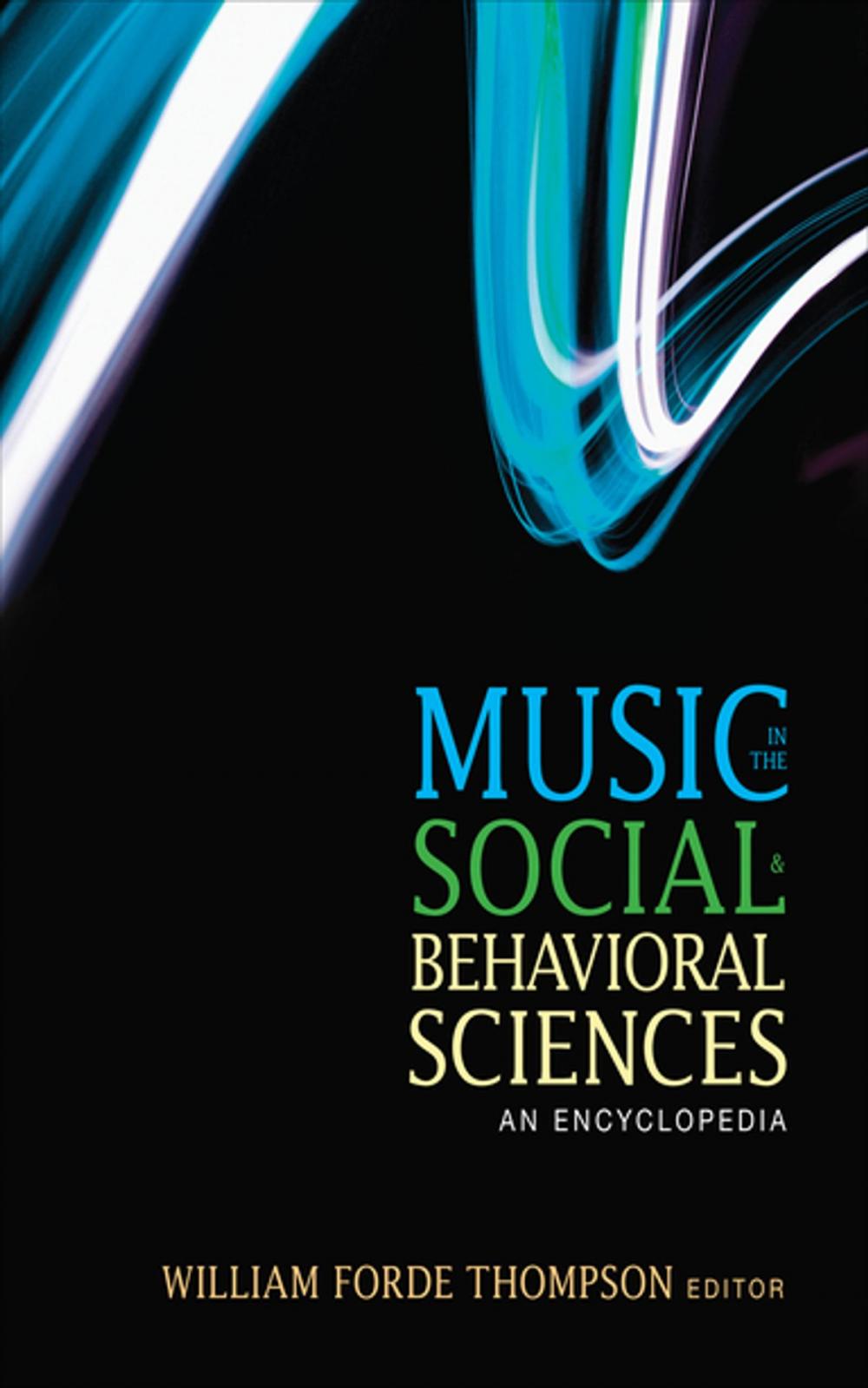 Big bigCover of Music in the Social and Behavioral Sciences