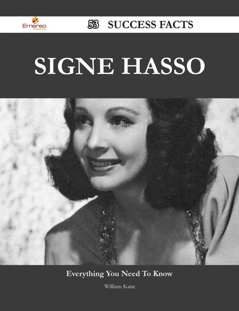 Big bigCover of Signe Hasso 53 Success Facts - Everything you need to know about Signe Hasso