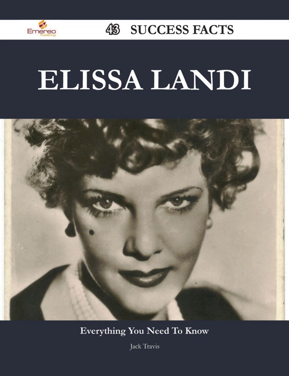 Big bigCover of Elissa Landi 43 Success Facts - Everything you need to know about Elissa Landi