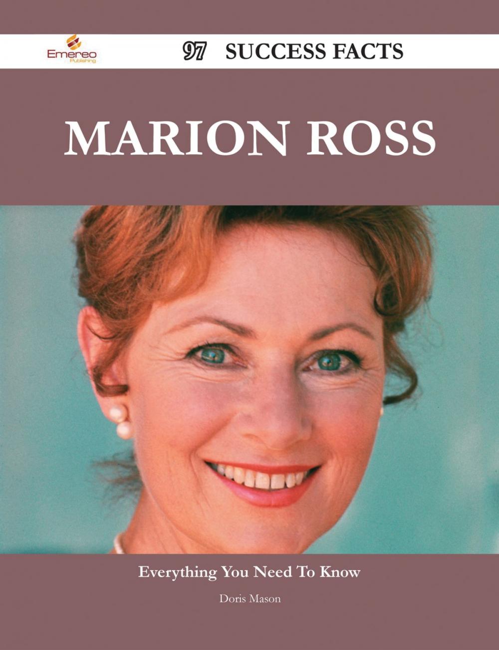 Big bigCover of Marion Ross 97 Success Facts - Everything you need to know about Marion Ross