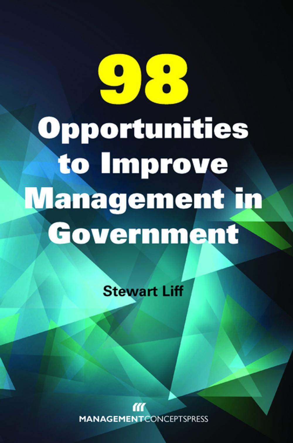 Big bigCover of 98 Opportunities to Improve Management in Government