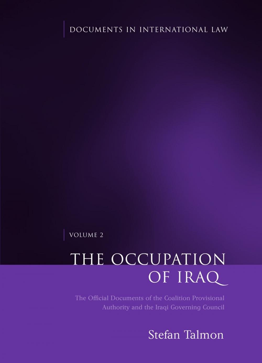 Big bigCover of The Occupation of Iraq: Volume 2