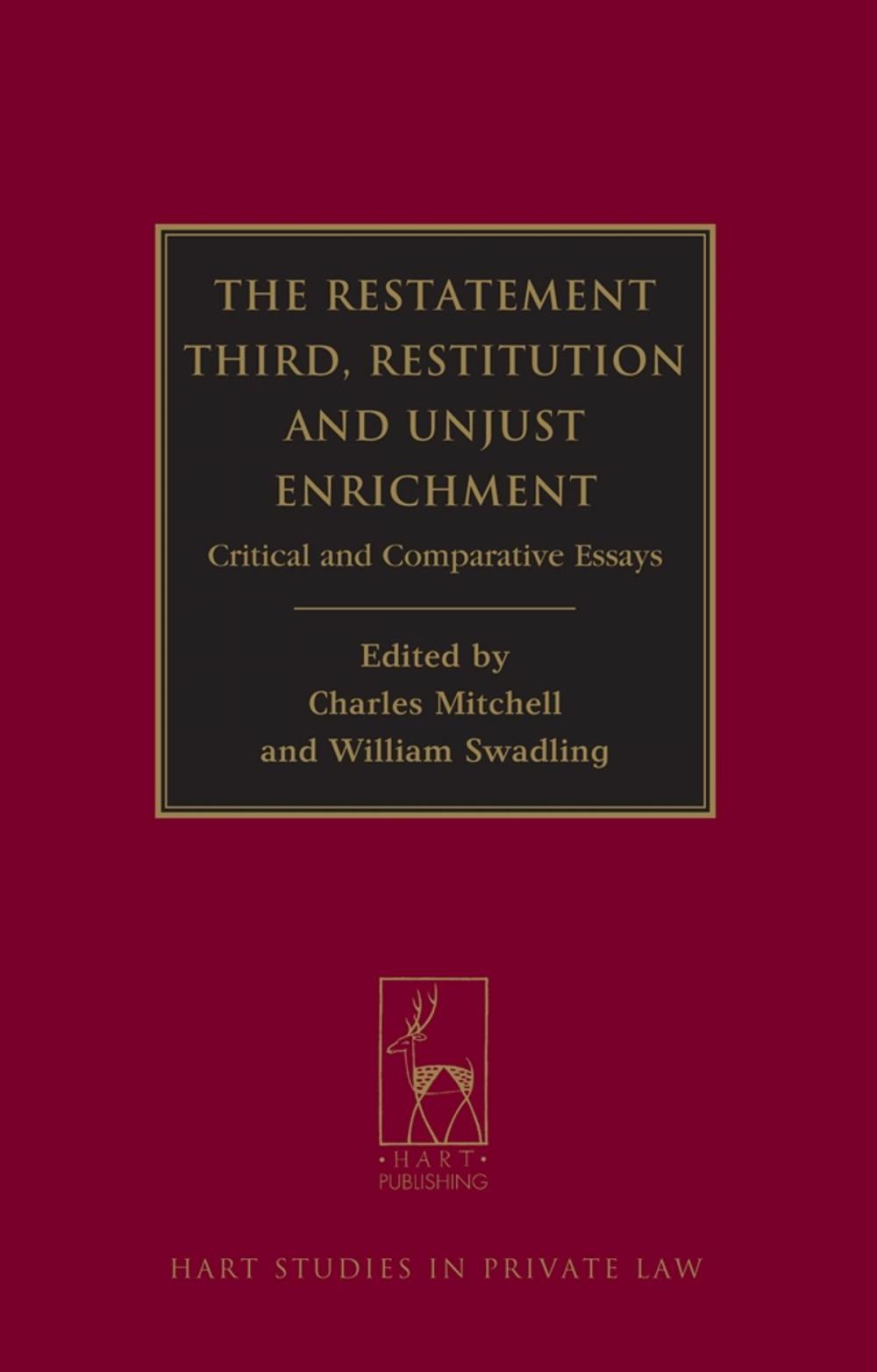 Big bigCover of The Restatement Third: Restitution and Unjust Enrichment