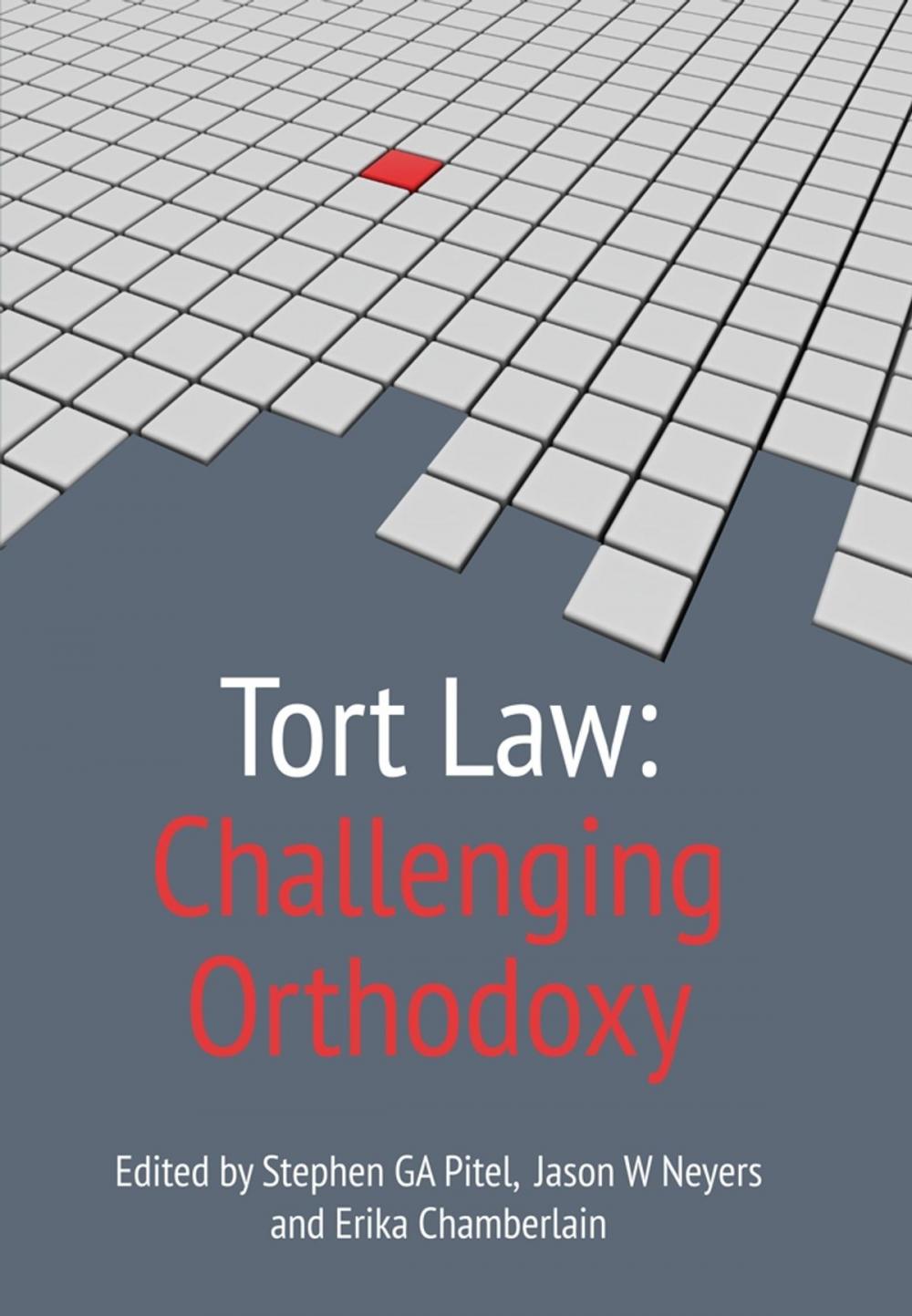 Big bigCover of Tort Law: Challenging Orthodoxy