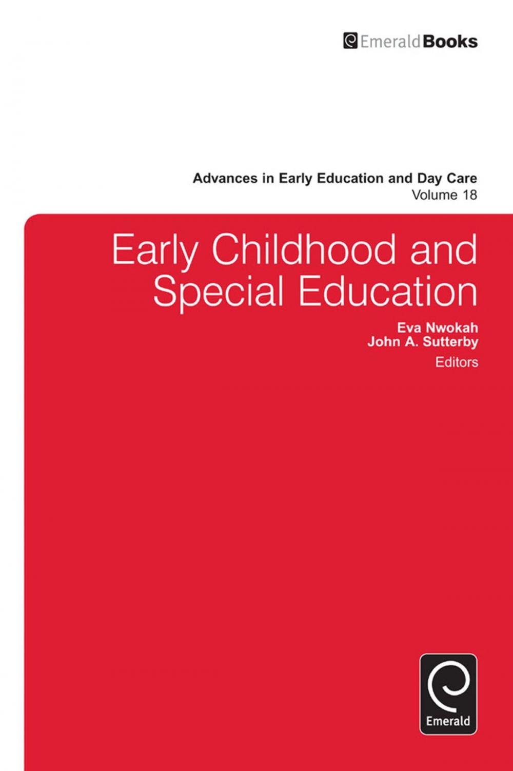 Big bigCover of Early Childhood and Special Education