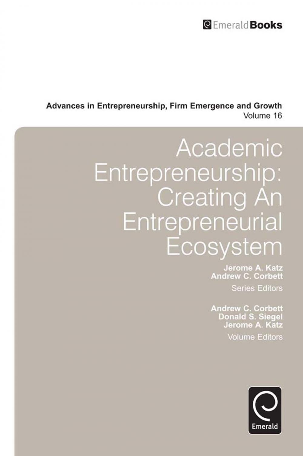 Big bigCover of Academic Entrepreneurship