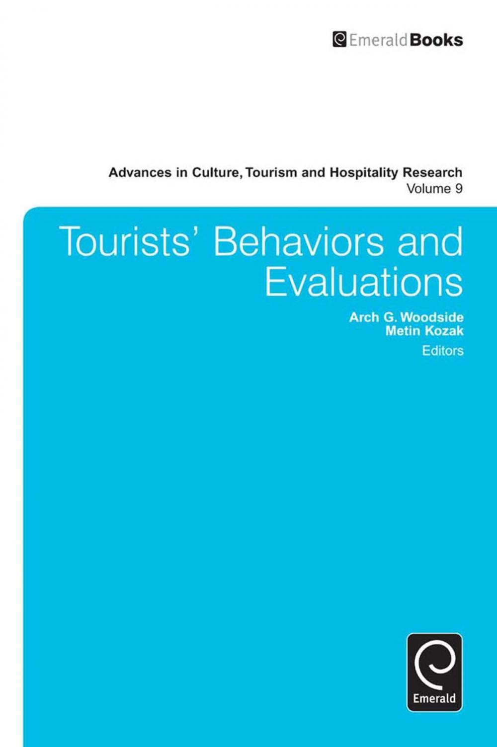 Big bigCover of Tourists’ Behaviors and Evaluations