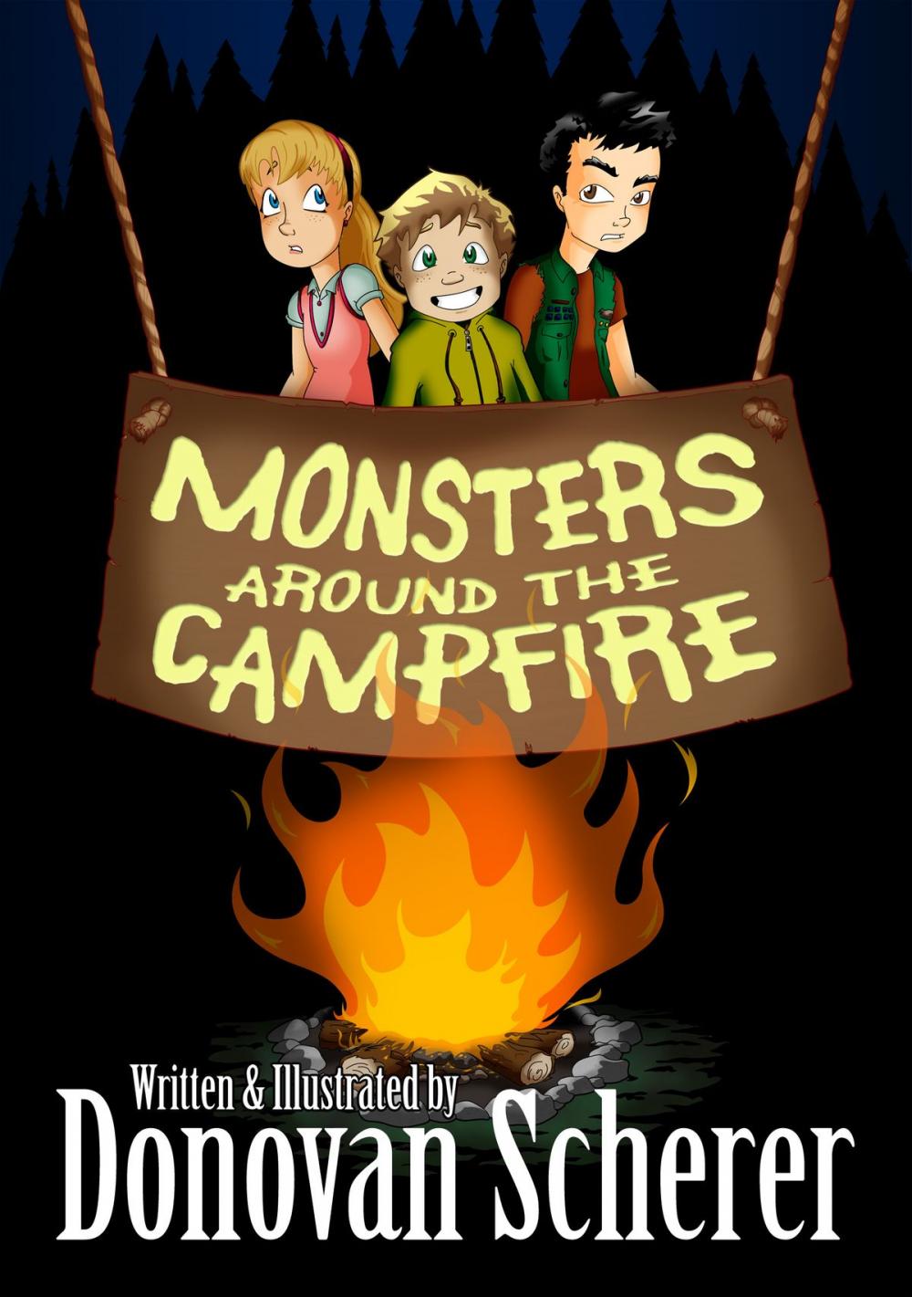 Big bigCover of Monsters Around the Campfire