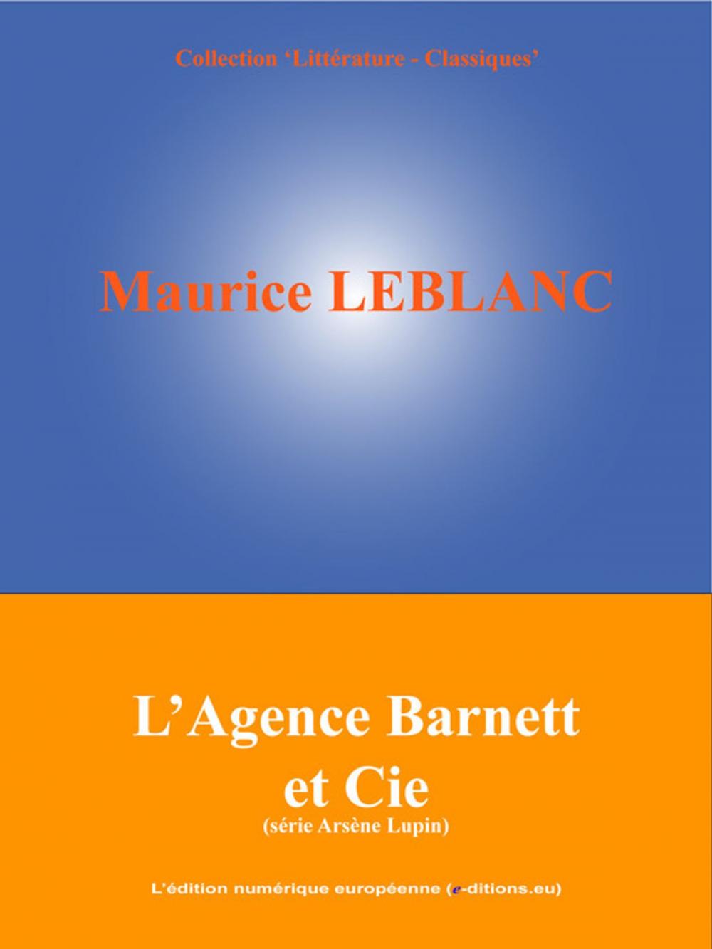 Big bigCover of L'Agence Barnett et Cie