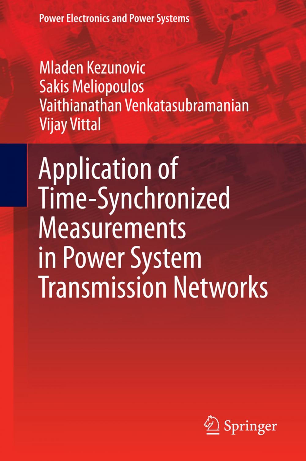 Big bigCover of Application of Time-Synchronized Measurements in Power System Transmission Networks