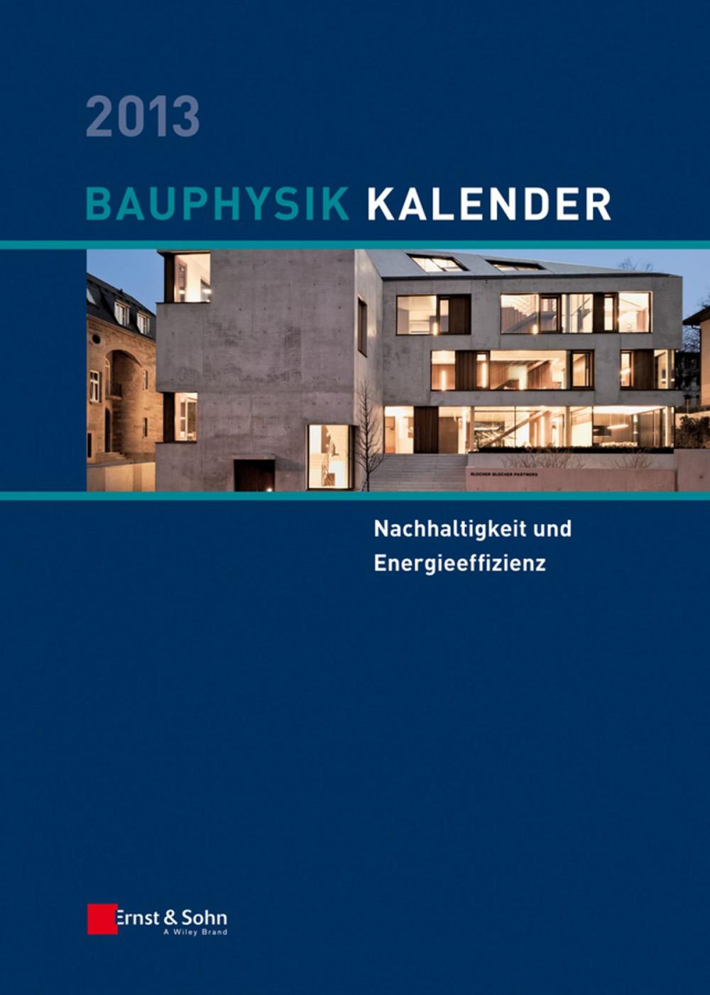 Big bigCover of Bauphysik Kalender 2013