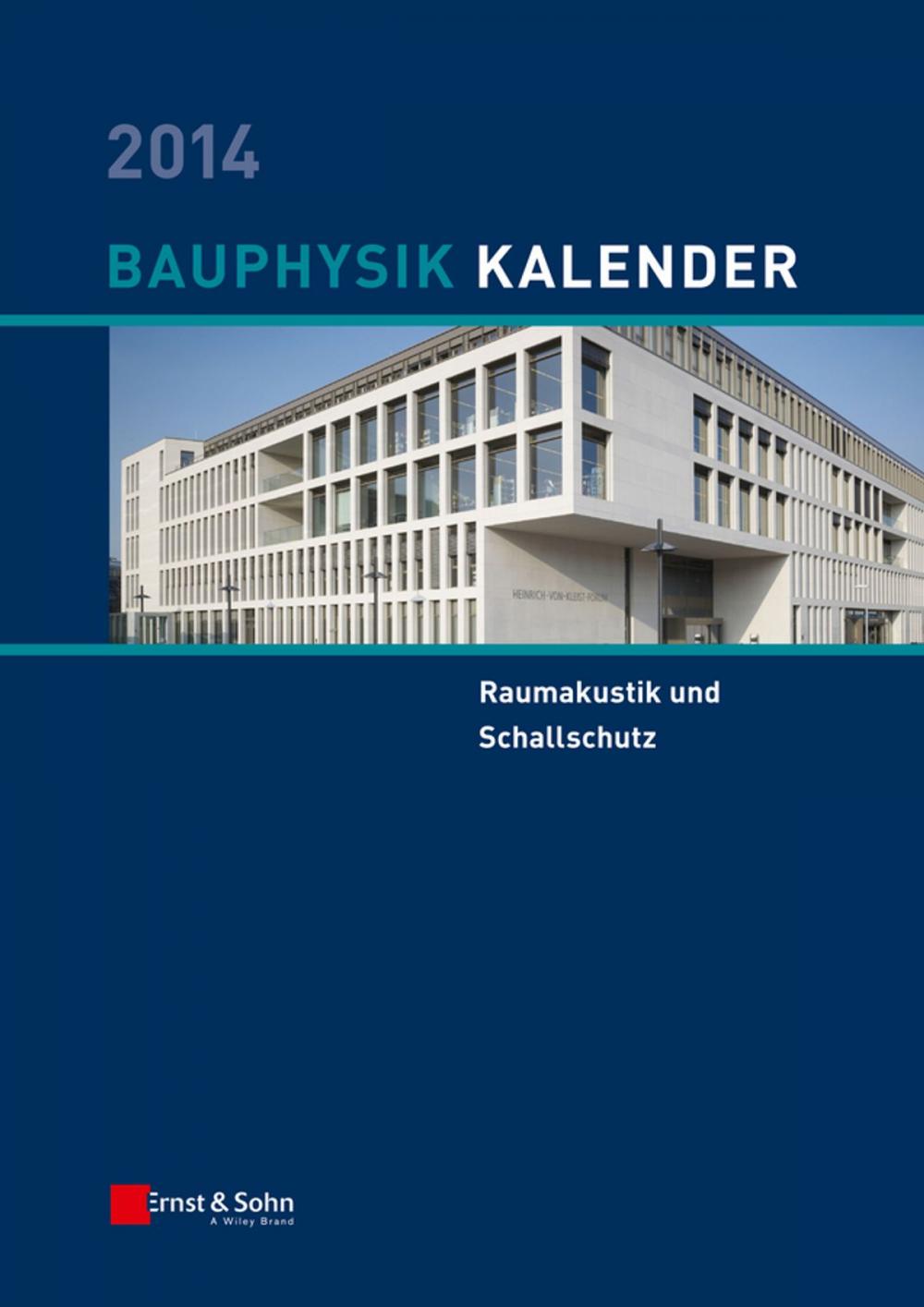 Big bigCover of Bauphysik Kalender 2014