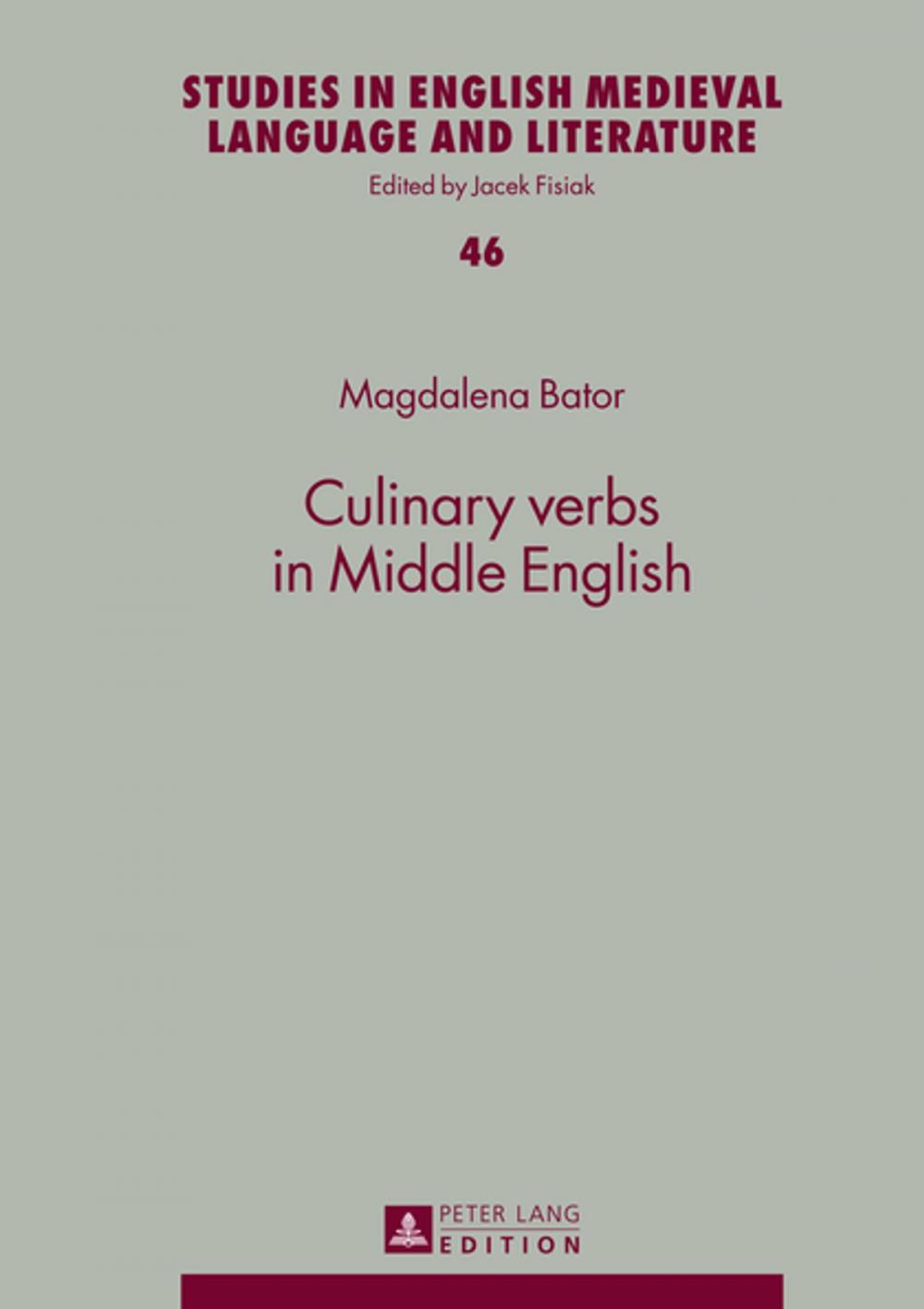 Big bigCover of Culinary verbs in Middle English