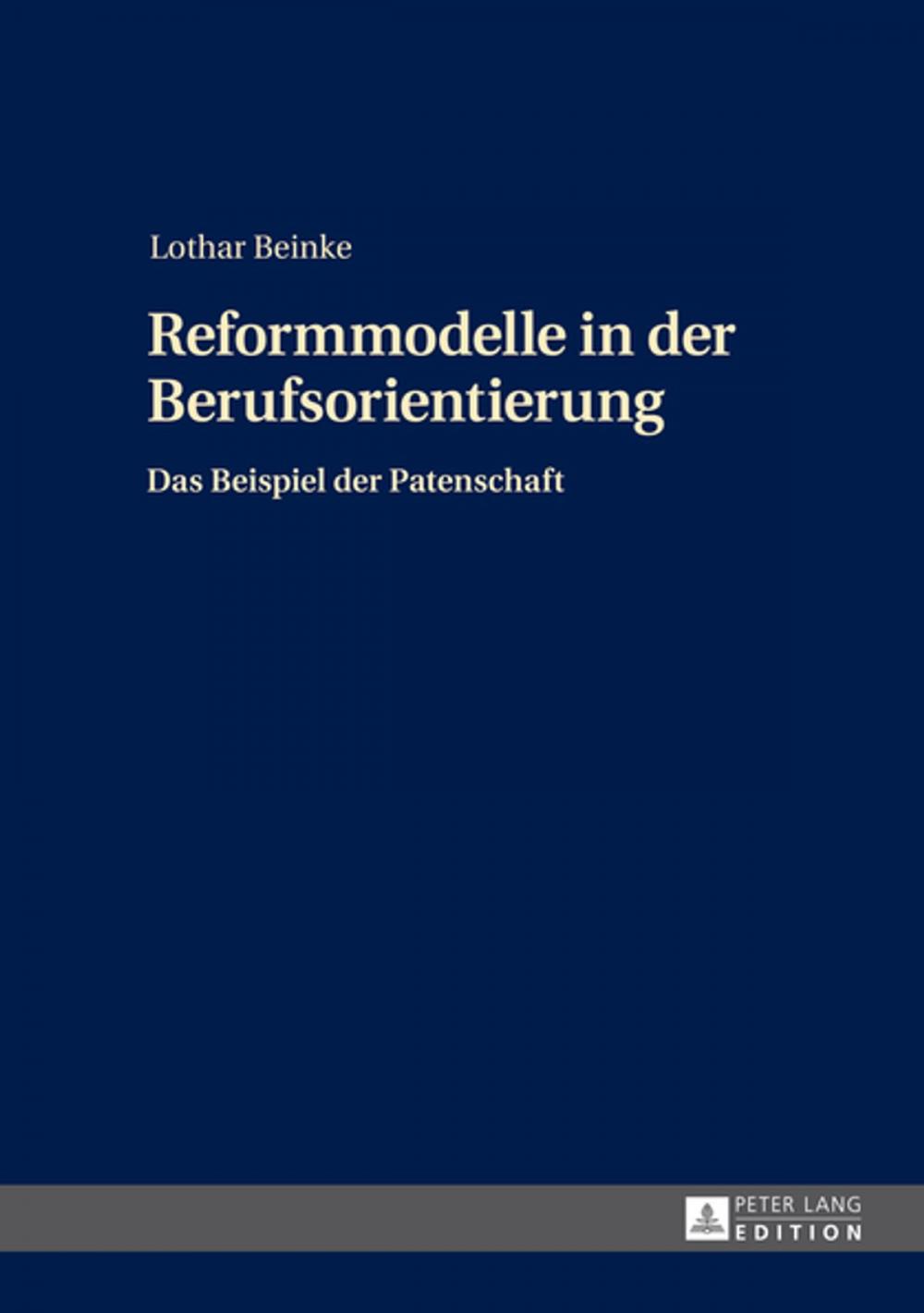 Big bigCover of Reformmodelle in der Berufsorientierung