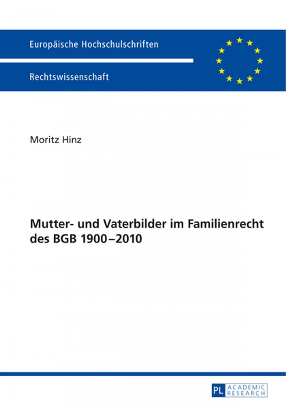 Big bigCover of Mutter- und Vaterbilder im Familienrecht des BGB 19002010