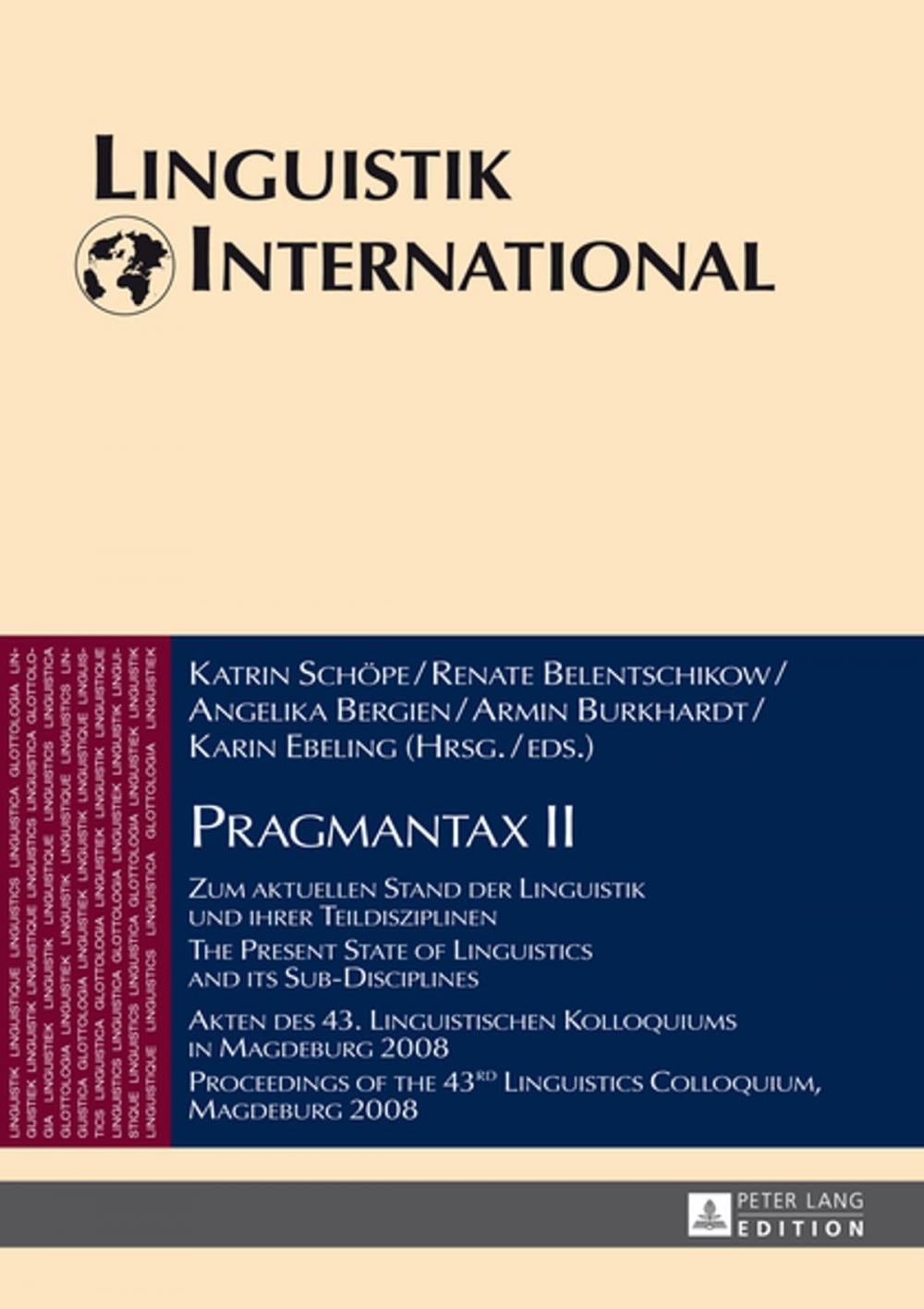 Big bigCover of Pragmantax II