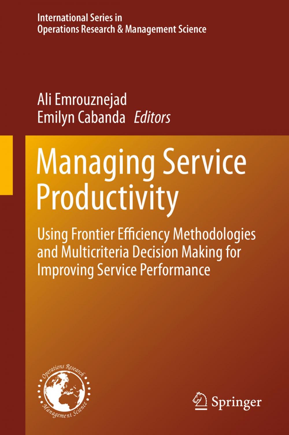 Big bigCover of Managing Service Productivity